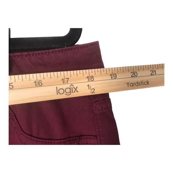 Fashion Nova Jeans Womens Size 2X Burgundy Canopy 2X High Waisted Tencel Blend - Picture 7 of 12